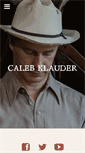 Mobile Screenshot of calebklauder.com